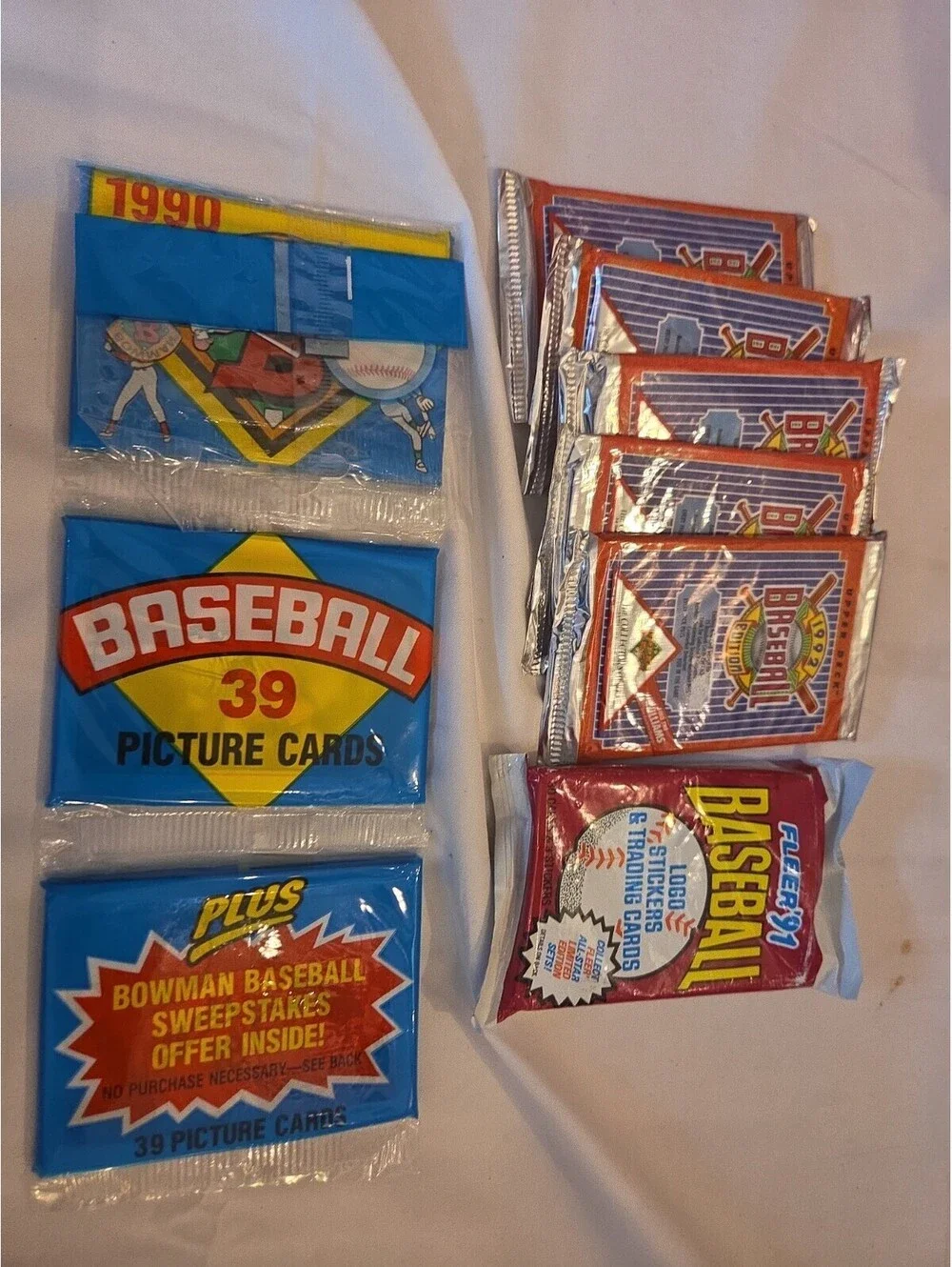 90s Baseball Pack Lot Factory Sealed